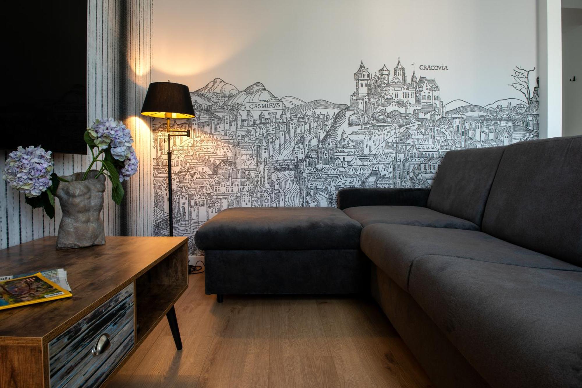 Inpoint Spacious Apartments Near Main Square & Kazimierz District Krakow Ruang foto